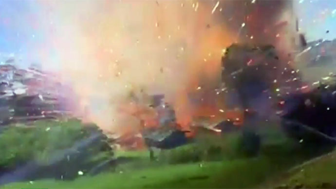 10 tons of fireworks explode at warehouse in Colombia (VIDEO)