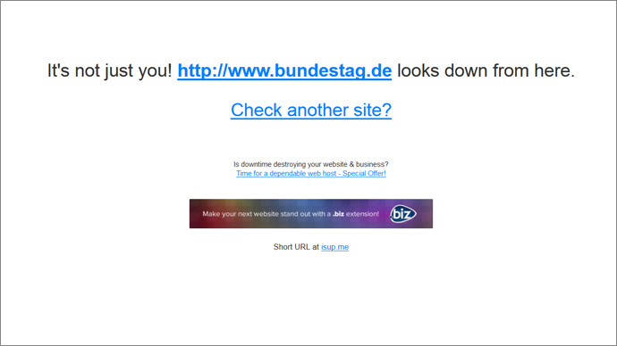 screenshot from www.downforeveryoneorjustme.com