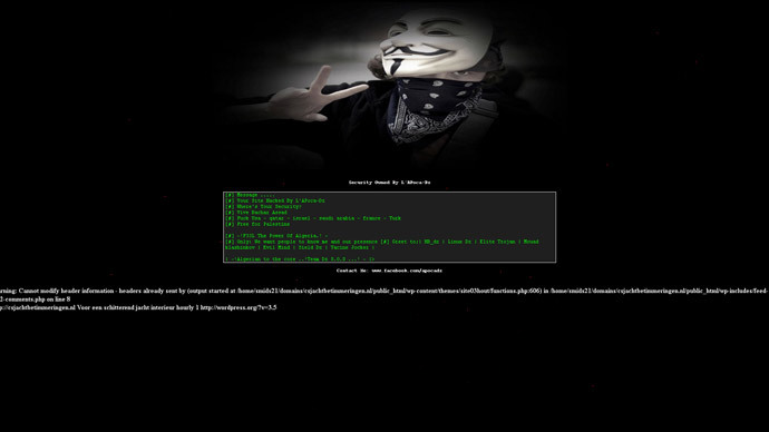 Screenshot of Dutch-based Jacht Betimmering Interieurbouw H.H. Reinderink Company hacked by LâApoca-Dz.