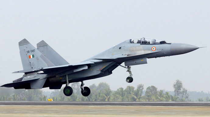 An Indian air force Sukhoi 30MKI (AFP Photo/Indranil Mukherjee)