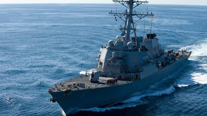The guided-missile destroyer USS John S. McCain.(Reuters / Cheng S. Yang)