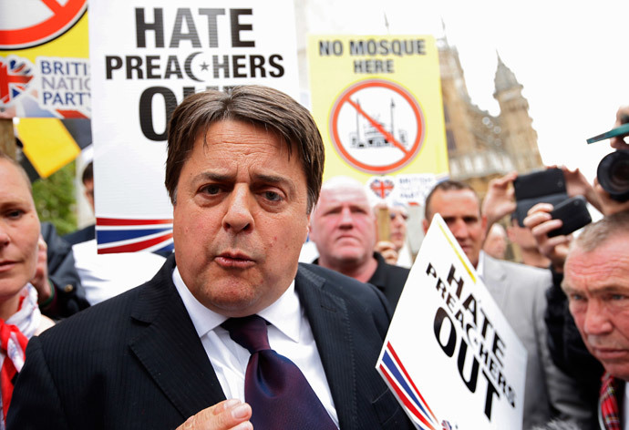 Former far-right British National Party (BNP) leader, Nick Griffin (Reuters / Olivia Harris)