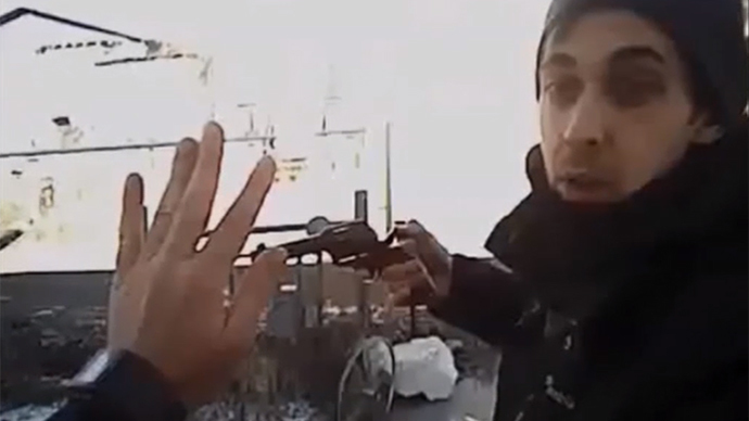 Cop’s body cam captures moment he was shot dead