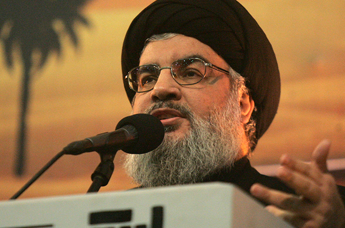 The head of Lebanon's militant Shiite Muslim movement Hezbollah, Hassan Nasrallah (AFP Photo / Str)
