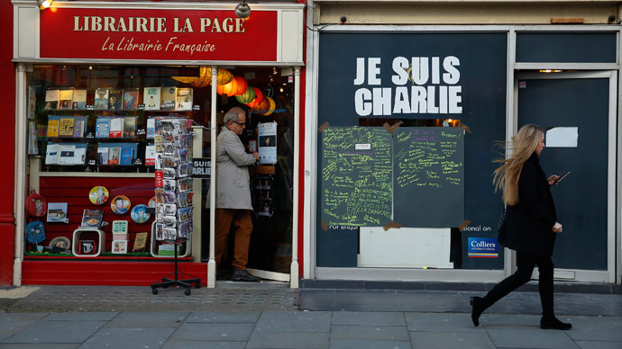 Charlie Hebdo sells out hours after hitting UK shelves