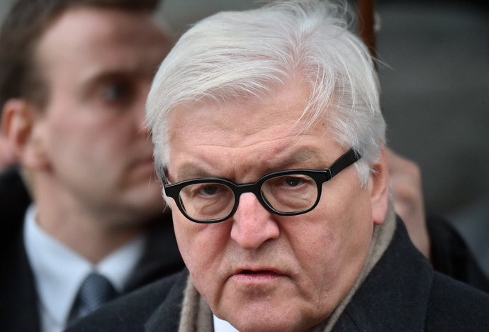 German Minister for Foreign Affairs Frank-Walter Steinmeier (AFP Photo / Sergei Supinsky)