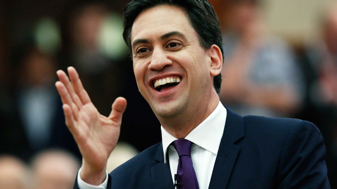Britain's opposition Labour party leader Ed Miliband.(Reuters / Luke Macgregor)