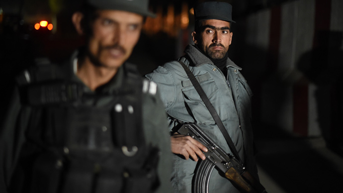 Afghan war waste: $500k, adobe-style police base melted in rain - report (PHOTOS)