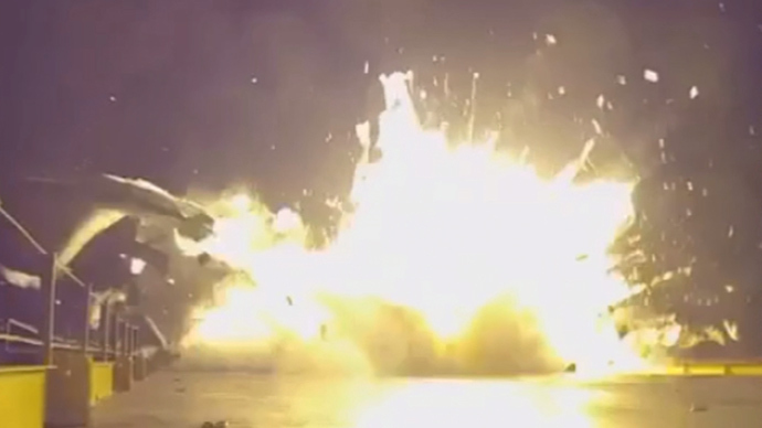 ‘Rapid unscheduled disassembly’: SpaceX releases video of Falcon 9 crash-landing
