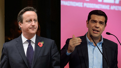 Spaniards hold mass rally for leftist Podemos ahead of elections