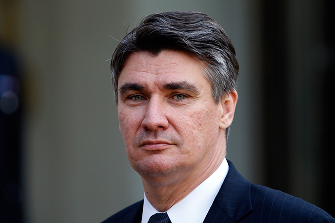 Croatian Prime Minister Zoran Milanovic (Reuters / Charles Platiau)