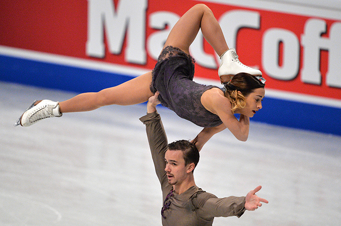 Ksenia Stolbova and Fedor Klimov (RIA Novosti / Vladimir Pesnya)