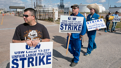 Biggest US refinery joins nationwide strike stretching into 4th week (PHOTOS)
