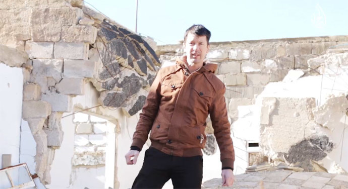 John Cantlie (screenshot from http://linkis.com)