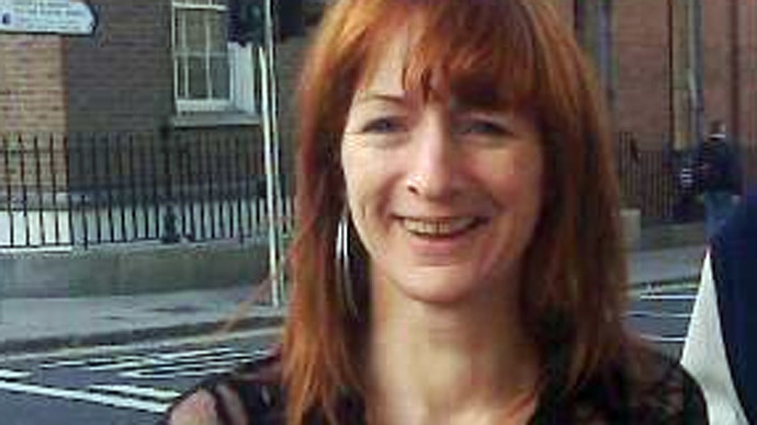 Irish socialist TD, Clare Daly. (Photo from facebook.com)