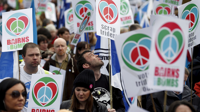 Bairns Not Bombs: Hundreds say no to Trident in Glasgow rally (PHOTOS)