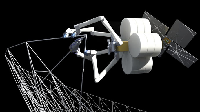 Interstellar reality? Spider-like droids to build giant space structures