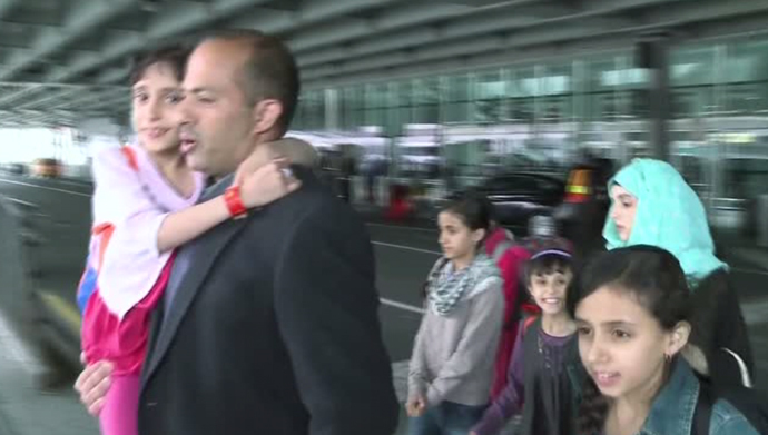 Alamari family. RT video screenshot