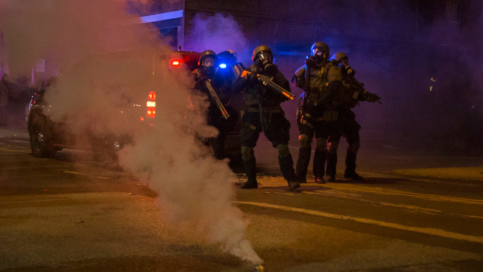 White House announces rules to limit military-style weaponry, riot gear for police