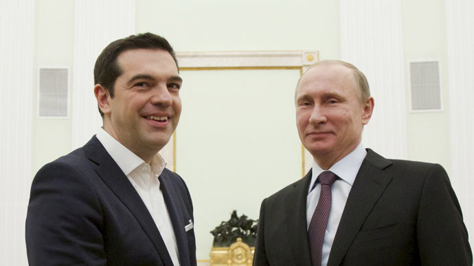 Putin holds phone call with Tsipras, agrees to meet in 2 weeks in Russia