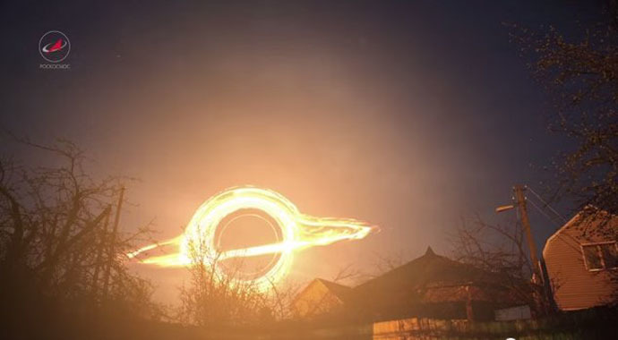 Black Hole (Still from youtube video/roskosmos studios)