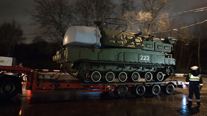 Buk transportation platform (RIA Novosti / Maksim Blinov)