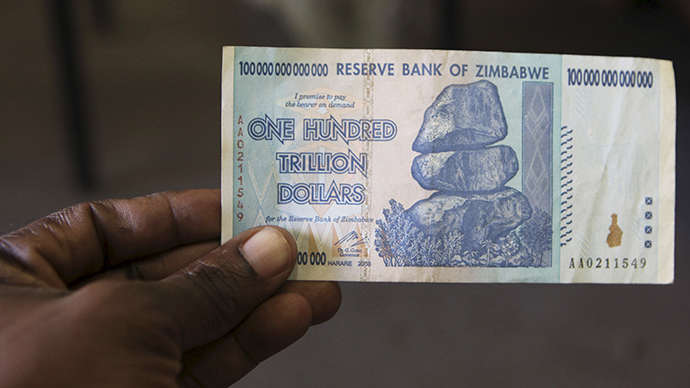 Zimbabwe phases out local currency at 35 quadrillion to US$1 — RT