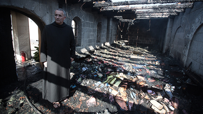 Israel questions, sets free 16 young Jewish settlers after Christian church burned down