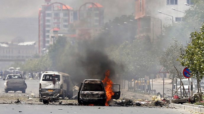 Taliban gunmen explode several bombs in Afghan Parliament in Kabul (VIDEO)