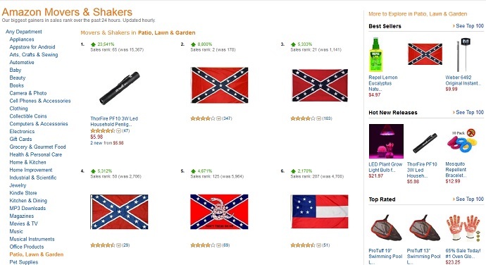 Screenshot from amazon.com/gp/movers-and-shakers