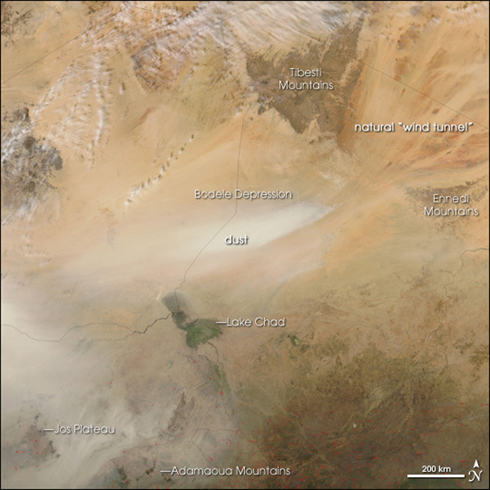 Chad mega Holocene Lake