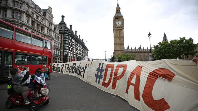 ‘Balls to the budget!’ Activists resist Chancellor Osborne’s emergency measures (VIDEO)
