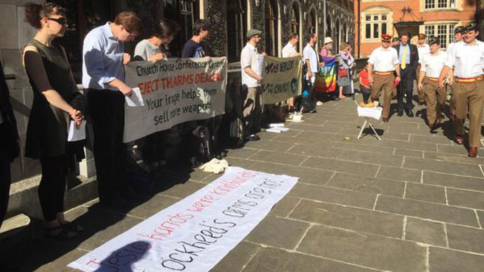Christian campaigners condemn Church of England for backing arms trade