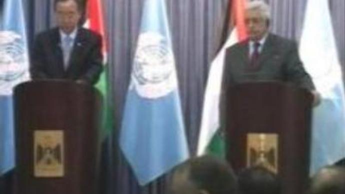 Abbas meets with Ban and Rice on eve of Arab League Summit