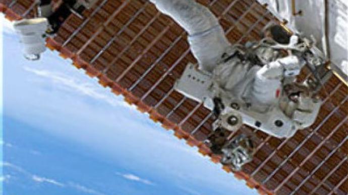 Astronauts’ spacewalk shortened by Hurricane Dean