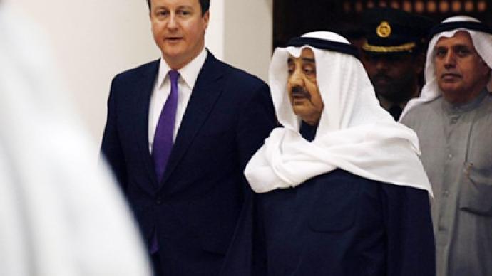 British PM securing arms deals in the wrong place at the wrong time - activist