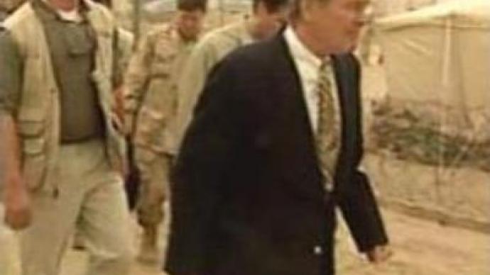Bush sacks Rumsfeld as the Democrats gain control of the Congress