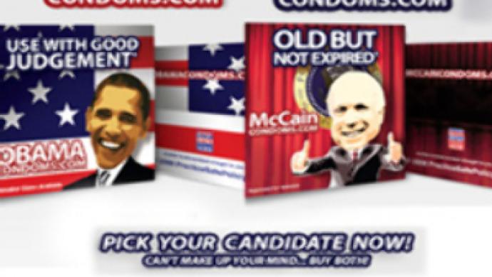 Condom wars for U.S. presidential rivals