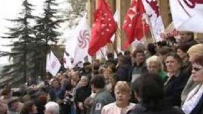 Georgians protest price hikes and taxes