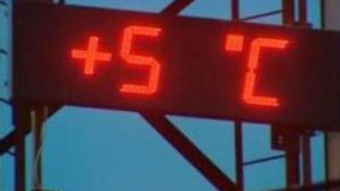 Global warming is to blame for abnormally warm weather