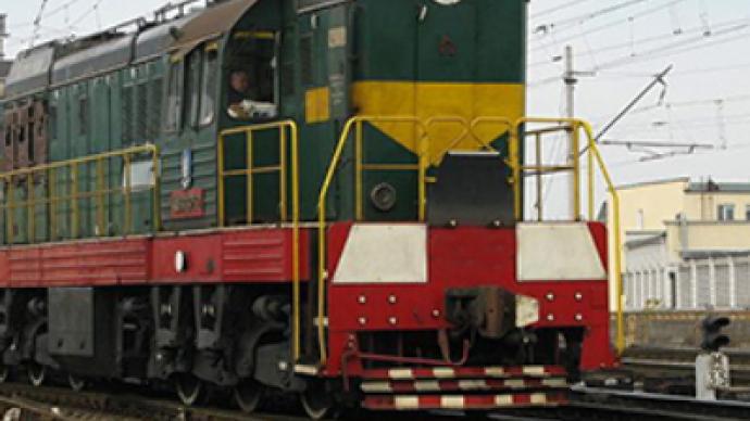 Hungry meddler hijacks locomotive