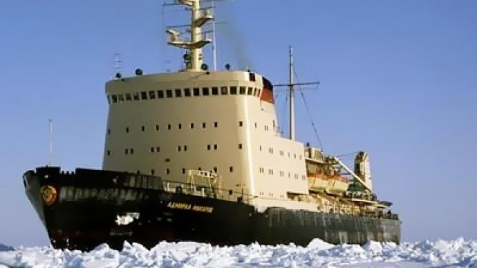 Icebreakers saving ships stranded in Russia’s Far East