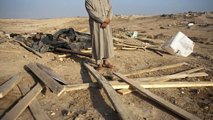 Knocked down but not defeated: Arabs fight desert demolition