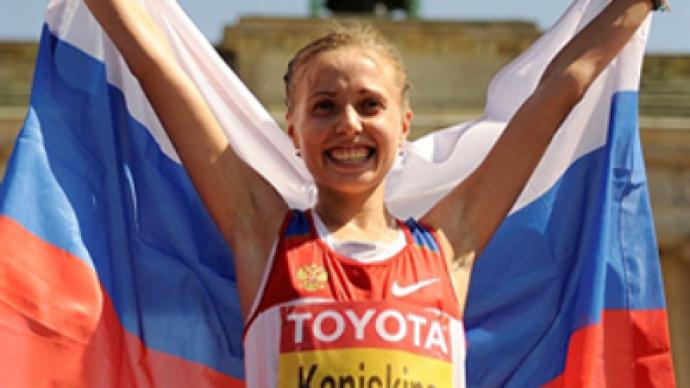 Russian walkers storm podium at athletics Euros