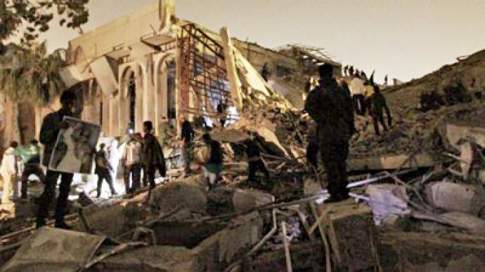 NATO hits Gaddafi compound as violence escalates in Libya