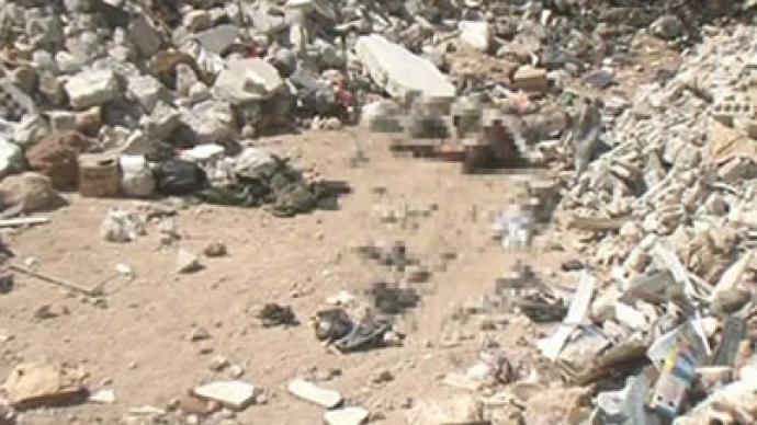 Horrors of war: Mass grave discovered in Damascus (GRAPHIC PHOTOS)