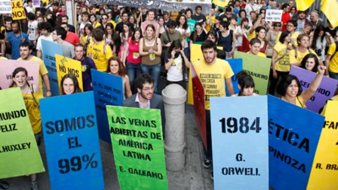 Mass anti-austerity protests sweep through Spain