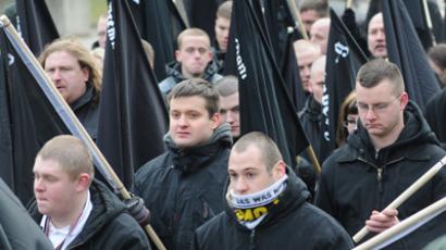 Human chain blocks Dresden neo-Nazi march on firebombing's anniversary