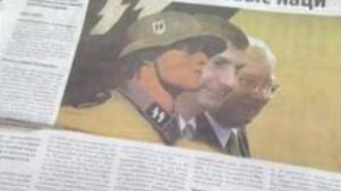 Newspaper row in Estonia