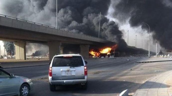 Massive explosion rips oil tanker in Saudi Arabia, with at least 26